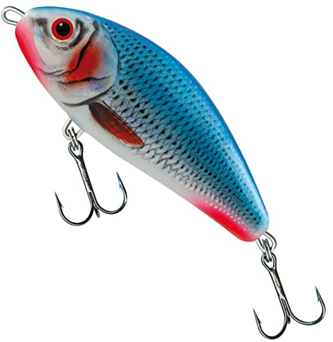Salmo Fatso 10cm 48g Floating - Jerkbait Wobbler, Salmo Farben:Bleeding Blue Shad