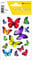 TopStick 1338 Aufkleber Schmetterlinge Bunt klein groß, 70 Stück, Schmetterling Sticker in rot lila gelb blau, Etiketten für Fotoalbum Tagebuch Poesiealbum Scrapbooking Dekoration Briefe DIY Basteln