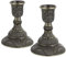 BSTKEY 2er Pack Kerzenhalter Kerzenhalterhalter Ständer, Tischdekoration Kerzenkerzenhalter für Kegelkerzen, Antikbronze