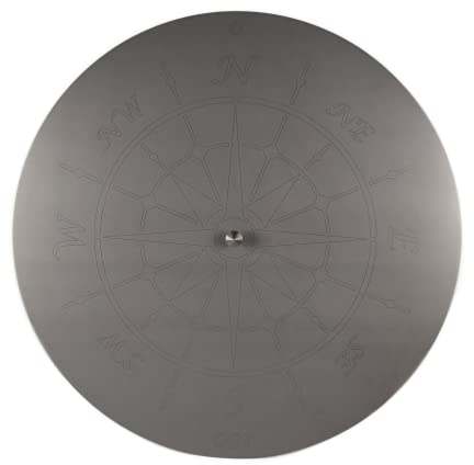 Couvercle pour brasero Ø 80 cm (acier inoxydable Ø 80 cm Rose vent)