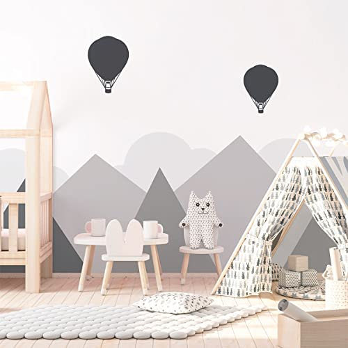 Wandsticker Kinder Deko Babyzimmer Wandsticker Kinder Wandsticker skandinavische Berge Skandinavische Wandsticker Bergen H80 x L 105 cm