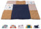 ULLENBOOM ® Wickelauflage 85x75 cm Wale (Made in EU) - Wickelunterlage Waschbar und für Unterwegs geeignet, Bezug: 100% OEKO TEX Baumwolle, Wickeltischauflage 75x85