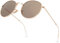 GQUEEN Retro Runde Verspiegelte Polarisierte Sonnenbrille Damen Herren UV400 Schutz MFF7