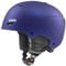 uvex Wanted - robuster Skihelm für Damen und Herren - individuelle Größenanpassung - Nackenwärmer - Purple bash matt - 54-58 cm