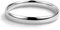 Dankadi Bracelet Poli Massif en 925 Argent 8MM de Large Plat Demi-Rond, 60 65 68MM de Diamètre Jonc de Manchette Lisse Plein D'argent Simple Style Classique Pour Femme Fille Mère(Diamètre 68MM, 8MM)