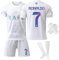 Sternstunde Trikot Sets Kinder, Hause/Auswärts Fußballtrikot für Kinder,Herren Jungen Fussball Jersey Football Trikots, Sportshirt Junge Football Training Tshirts Shorts (Schwarz, 6-7 Jahre)