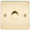 1G 2-way 10-200W (5-150W LED) Intelligent dimmer - Polished Brass