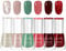 Christmas Nail Polish Set - 6Pcs Quick Dry & Long Lasting Holographic Nail Varnish - Non-Toxic, No UV Required for DIY at Home Teenage Girls (Red Christmas Style)