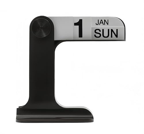 Beleda Ewiger Flip-Kalender, Schreibtischkalender 2024–2025, für das tägliche Büro, Heimdekoration, Schreibtisch-Ornament, Schreibtischzubehör, Heimbüro-Dekoration, monatlich, wöchentlich, täglich,