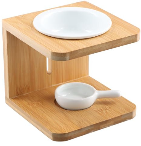 YILANJIN Diffuseur Parfum, Brûleurs à Huile Essentielle, Porte Bougie Céramique Diffuseur, Lampe Arôme Diffuseur d'huile, Céramique Huile Essentielle Parfum Lampes, Lampe Aromatique, pour Maison (A)