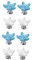 Artibetter 1 Satz Handhaben Cabinet Knobs Door Handle Schubladengriffe Schubladenknöpfe Door Knob Korb Hardware Schublade Zieht Schrank Haltegriff Besteck Türschnalle Schrankknopf Keramik 8st