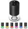100ml großer wasserloser Diffusor für ätherische Öle, batteriebetriebener Aromatherapie-Diffusor mit Timer und 3 Zerstäubungsstufen, 7-farbiges LED-Licht, für Büro, Schlafzimmer, Auto