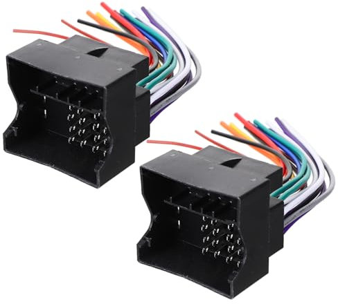 OSOLADY 2 Pezzi per Auto Adattatore Stereo Compatibile e e Affidabile Installazione Facile per Impianti Audio