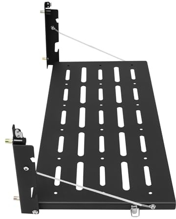 DOPBENT Wandklapptisch für Wohnmobile, 62 x 31 cm, Wandmontierte Caravan Tische, Belastbarkeit bis zu 34kg, Heckklappentische für Wohnmobile für Picknicks im Freien