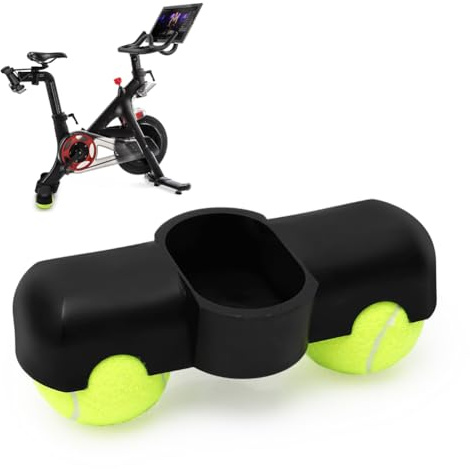 Wippadapter für Zwift Ride gelenkschonend natürlicher inkl. 2 Tennisbälle | natürliche Wippbewegung, gelenkschonend, stärkt Rumpfmuskulatur, robustes Material, einfache Montage