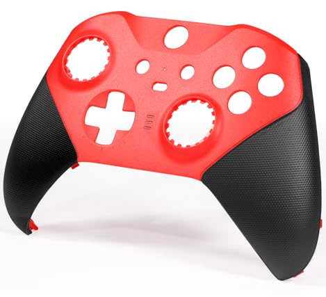 Csvrzuwo Frontplattengehäuse, Präzisions-Frontgehäuse, Ersatz, Reparaturzubehör für Xbox Elite 2 Controller, Xbox Elite Serie 2 Controller, Rot