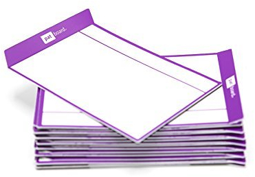 PATboard Scrum Board und Kanban Tafel TASKcards - 16 Magnetische Haftnotizen - Lila