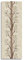Feeby, Deco Panel Aufhänger, Kleiderhaken, Wandgarderobe, Garderobe, Wandecor Bilder mit hänger, 5 Haken, Baum, ÄSTE, BRAUN