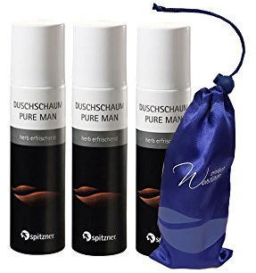 Duschschaum “Traummann“ Sparpaket (3 x 150 ml) von Spitzner mit einer Gratis Probe aus Spitzner Sortiment, auch zum Verschenken