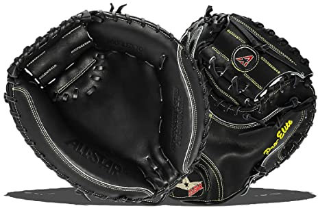All-Star® Pro-Elite™ Professioneller Baseball-Fanghandschuh - Solid Black 84 cm