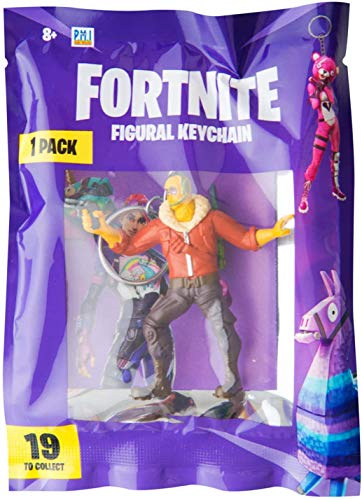 Sambro PMI-3564 Fortnite 3D Key Ring Various Characters Collectable and Swapping, Approx. 7 cm, Assorted