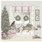 Wrendale Designs Sally Swannell Adventskalender, 30 cm, quadratisch, wartet auf Weihnachten