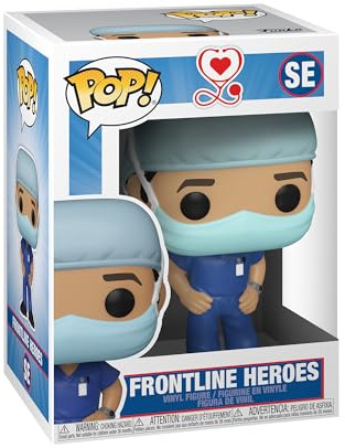 Funko Pop! Heroes: Front Line Worker-Male #1 - Heroes: Front Line Workers - Figurine en Vinyle à Collectionner - Idée de Cadeau - Produits Officiels - Jouets pour Les Enfants et Adultes