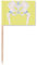 Hip Becken Lucky Illustration Zahnstocher Flags Marker Topper Party Dekoration