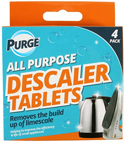 4X Multi Purpose Descaler Tablets, Limescale Remover for Coffee Machine, Kettle, Iron, Appliances