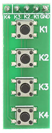 DC 0-48V Précision des Broches du Module de Boutons 4 pour Les Composants électroniques Module de Touches à 4 Boutons