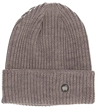 Sterntaler Unisex Kinder Strickmütze PUR Wolle Mütze, Silber Mel, 55/57