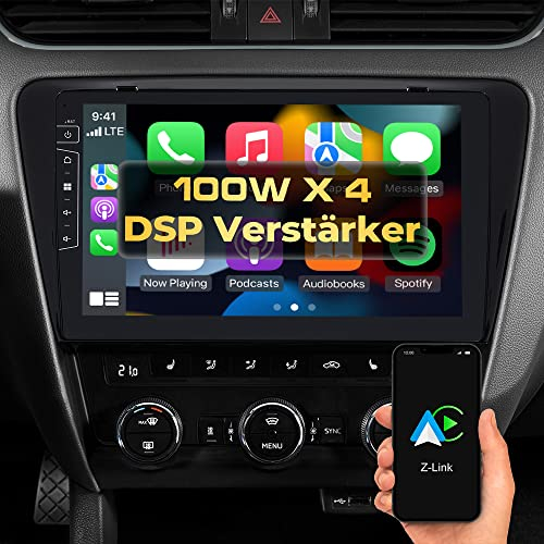 DYNAVIN Autoradio Android Navigatore per Skoda Octavia 3 Mk3, 10,1 pollici OEM Radio con Wireless CarPlay e Android Auto | Head-up Display | Dab+ Radio: D9-7 Premium Flex