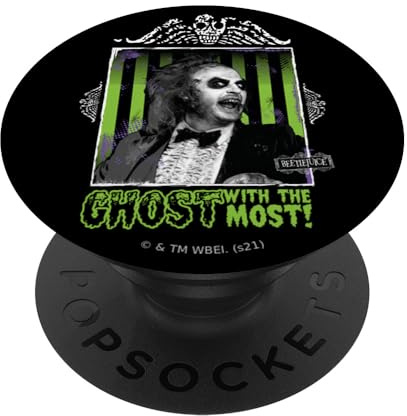 Beetlejuice Ghost with the Most PopSockets Klebender PopGrip