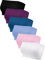 Geyoga 6 Stück Trägerlose Bandeau BHS für Damen (Weiß, Rosa, Hellblau, Purpurrot, Schwarz, Pfauenblau, L)