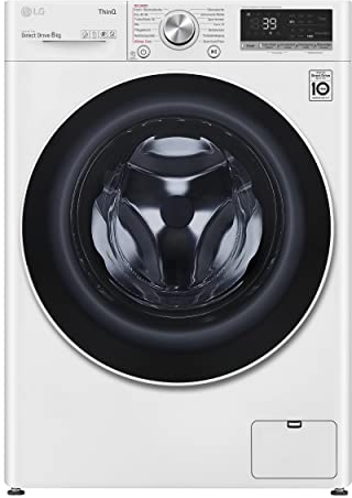 LG Electronics F4WV708P2E Waschmaschine | 8 kg | AI DD | Steam | TurboWash 360° | Weiss