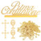 BOFUNX Decorazione Comunione Battesimo Decorazione Nascita da Tavola Coriandoli Croce per Battesimo Prima Comunione Bambino Compleanno Matrimonio Festa