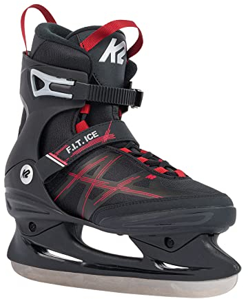 K2 Skates Herren Schlittschuhe F.I.T. ICE, black - red, 25G0410.1.1.075