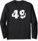 49 #49 Forty-nine Sporttrikot Uniform Used-Look Langarmshirt