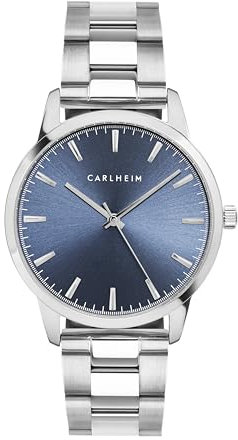Carlheim Men's Watches Carl 4007 Silver Japanese Quartz Movement