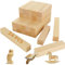 ZOFUN 24 Stück Lindenholzschnitzblöcke, 10/15 cm lange Holzblöcke zum Schnitzen, unlackierte Schnitzhölzer, zuschneidbar, weiche und kleine Holzschnitzblöcke für Holzhandwerk, Anfänger, Kinder,