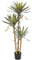 Briful Künstliche Yucca-Palmenpflanzen, 1,5 m hoch, dekorative künstliche Pflanzen, Drachenbaum, Hauspflanze für Wohnzimmer, Zuhause, Büro, Dekoration, drinnen und draußen
