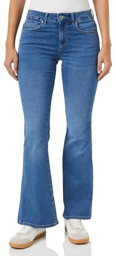 ONLY Female Schlaghosen-Jeans ONLREESE Mittlere Taille Flared Jeans