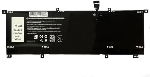 FESTAS® 11.4V 6579mAh/75Wh 8N0T7 Laptop Ersatz Akku für Dell XPS 15 9575 2-in-1 Precision 5530 2-in-1 15-9575-D1805TS D1605TS D2801TS D2605TS i5-8305G i7-8705G Series TMFYT 8NOT7 08N0T7 0TMFYT P73F