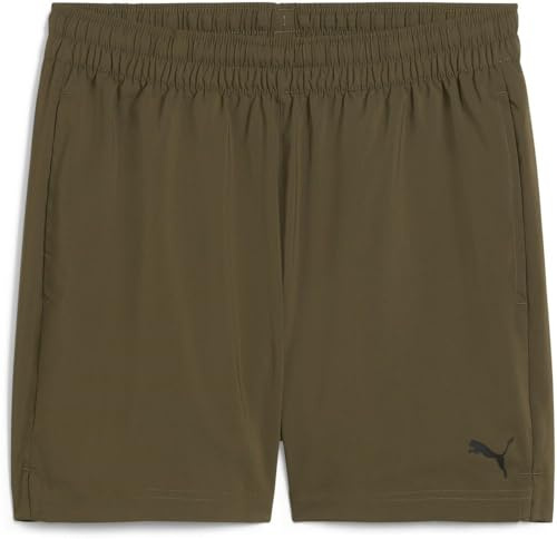 PUMA M TAD Essentials 5 Woven Short, Short tissé Mixte, Loden Green,