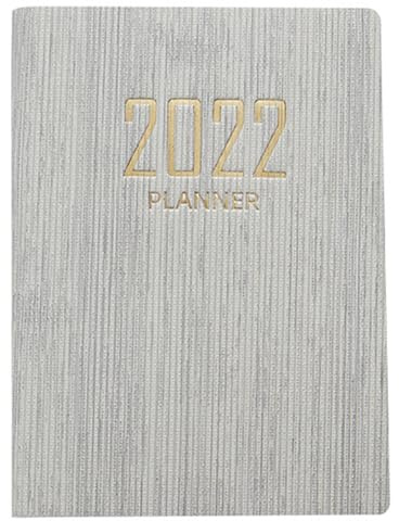 Tragbarer Terminplaner, 2022, A7, aus Kunstleder, einfacher wiederverwendbarer Terminplaner, Notizbuch, kleiner Aufgaben-Organizer, Tages-Tracker