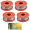 GBULTR Strimmer Spool for Mac Allister Trimmer MGTP 18 Li - Compatible Replacement Spool, WX150 Autofeed Trimmer Line 1.65mm, 10ft for Spear & Jackson S1825CT, S3630CT, Qualcast, WORX WG150, WG151