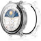 Haofun 2 Piezas Fundas Compatible con Huawei Watch GT5 Pro 42mm, para Protector Pantalla Cristal Templado HD Protección Completa PC Dura Estuche Case - Transparente