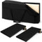 Silipull Das 3-teilige Cornhole-Zubehör beinhaltet 1 Cornhole-Tragetasche und 2 Cornhole Board-Abdeckungen für 122 x 60 cm große Cornhole Board-Taschen mit Sandsack-Taschen und Schultergurt, Brett