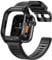 Bandletic Metal Case with Strap Compatible with Apple Watch Straps 44mm for Men, Stainless Steel Rugged Shockproof Military Durable Bumper Protective Cover with Strap for Apple Watch Series 6 5 4 SE 2