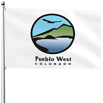 Bannerfahnen Flagge Von Pueblo West, Colorado Breeze Flagge Langlebig Dekoratives Banner Verblassen Beständig Bauernhof Flaggen, Für Veranda, Feiertage, 90x150 cm